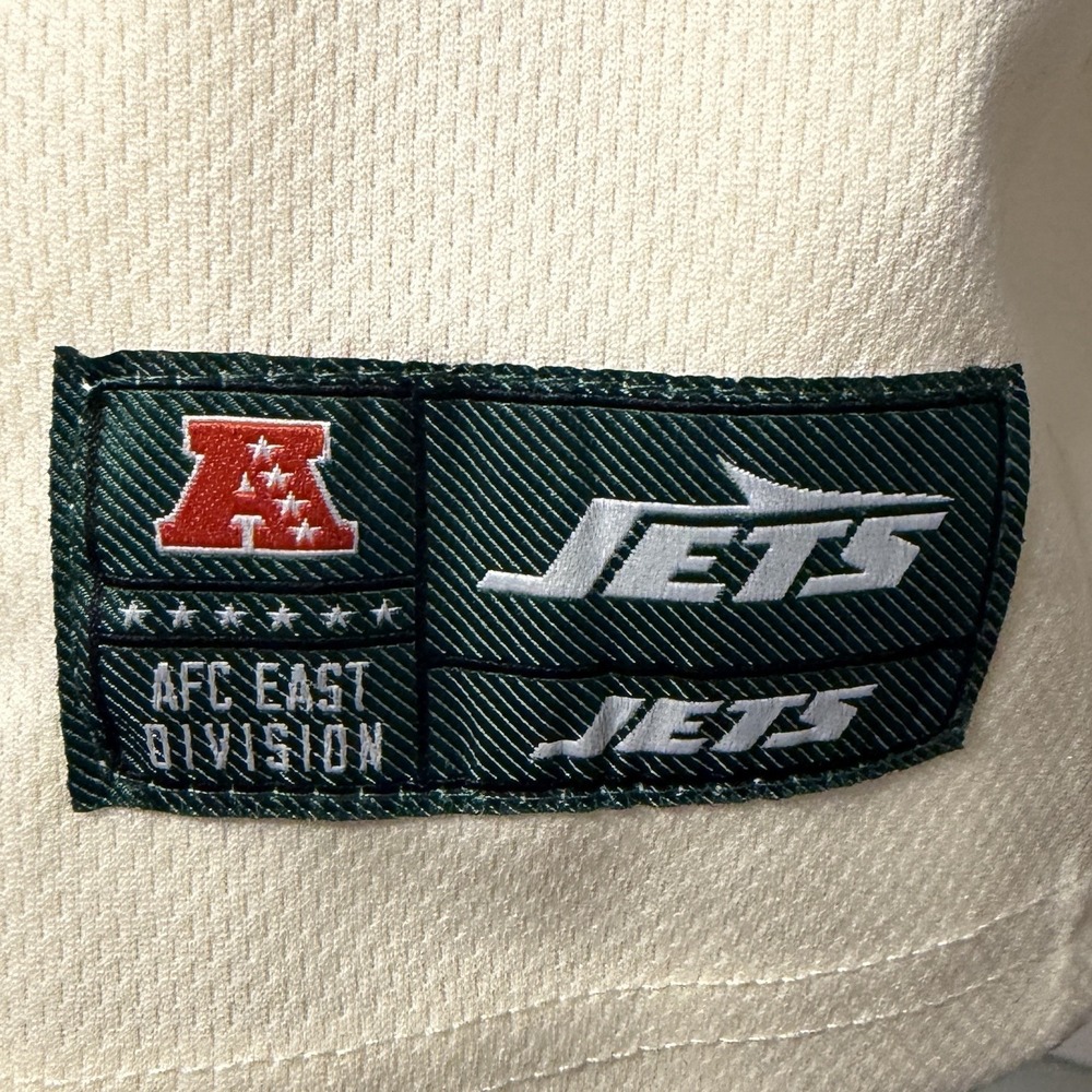 NWT NY Jets NFL Ultra Game Cream Green Black Hoodie Jersey Snaps Size Medium New - Picture 7 of 13